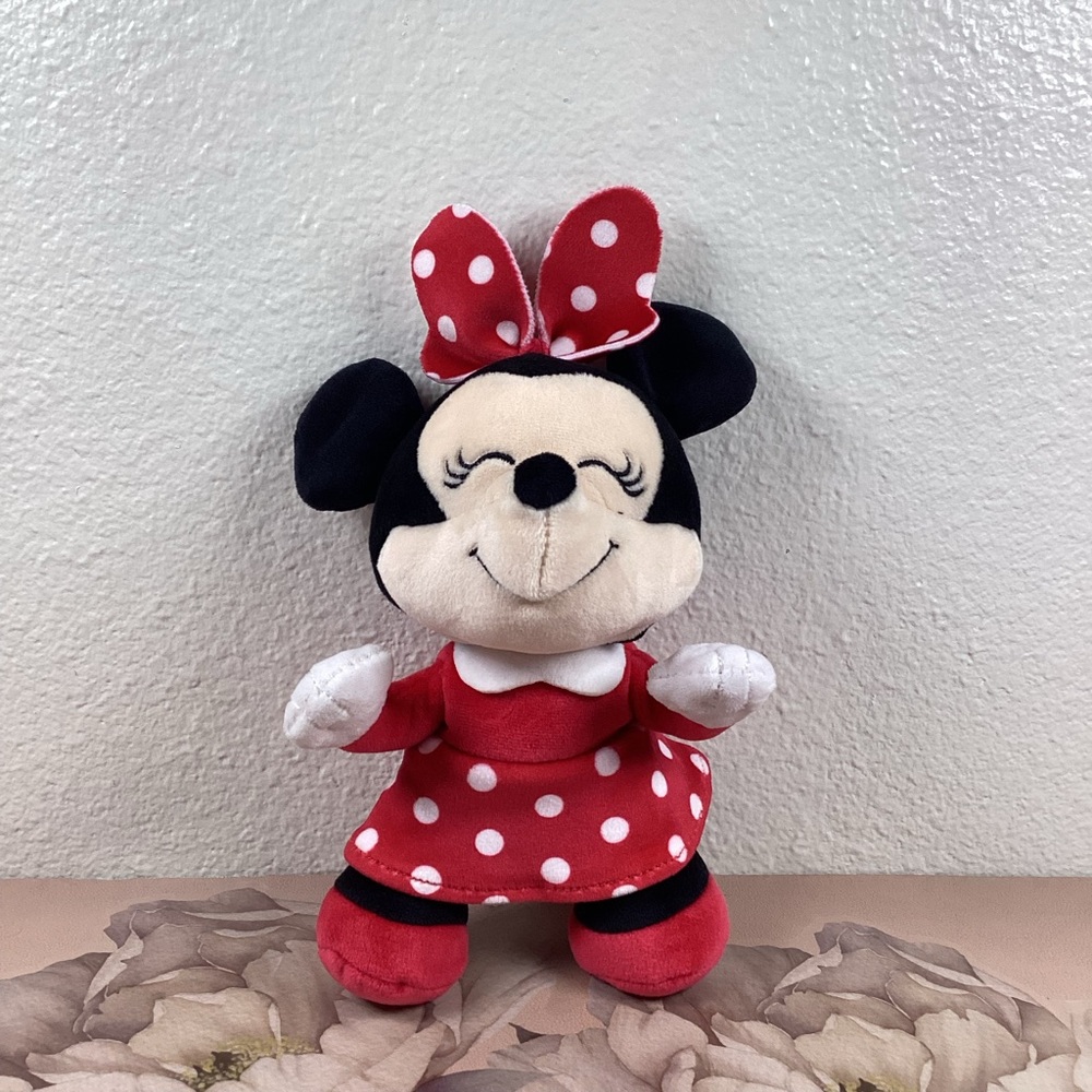 Disney Red and White Minnie Mouse Plush